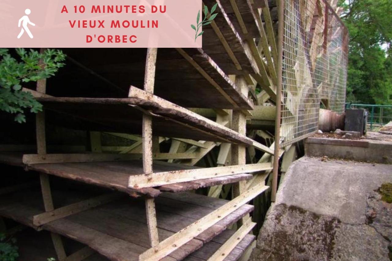 Suite Jungle - Jardin, Netflix Et Parking - Le Manoir Aux Pommes Orbec ภายนอก รูปภาพ