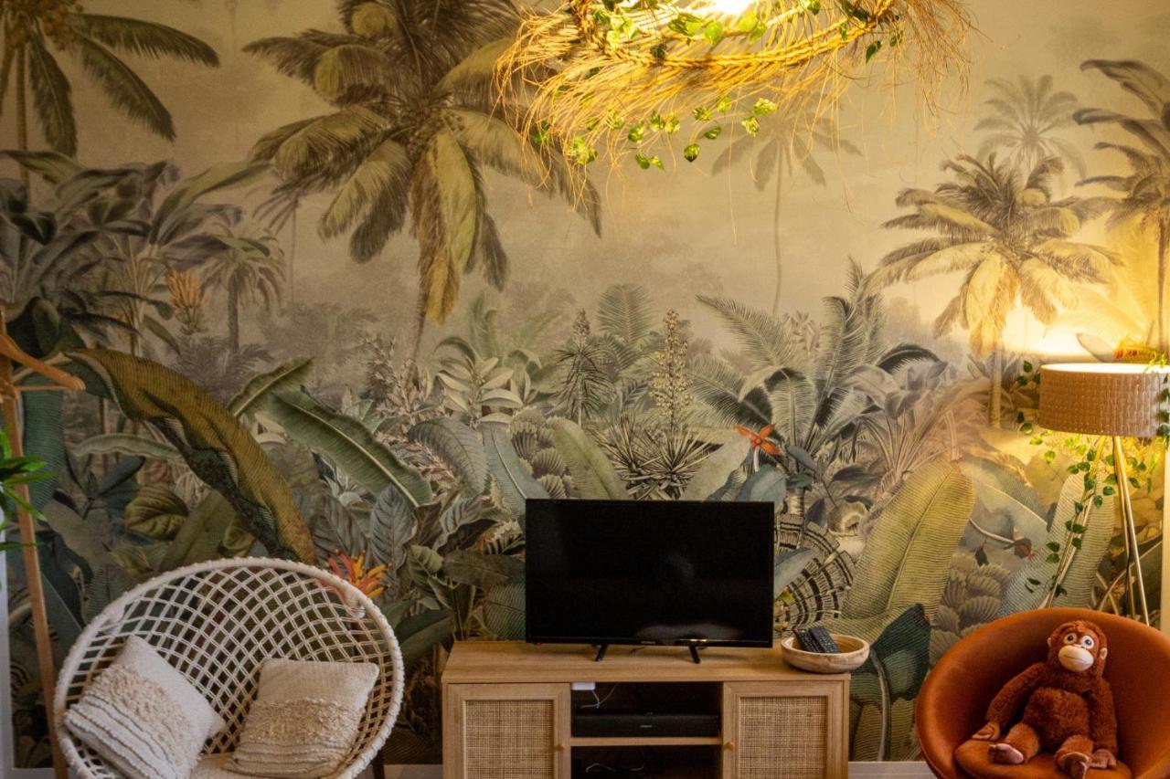 Suite Jungle - Jardin, Netflix Et Parking - Le Manoir Aux Pommes Orbec ภายนอก รูปภาพ